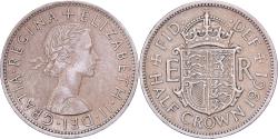 World Coins - Great Britain, Elizabeth II, 1/2 Crown, 1961, Copper-nickel, , KM:907
