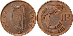 World Coins - Ireland, Penny, 1976, Bronze, , KM:20