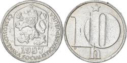 World Coins - Coin, Czechoslovakia, 10 Haleru, 1987, , Aluminum, KM:80