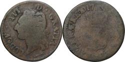 World Coins - France, Louis XVI, 1/2 Sol de Béarn, 1785, Pau, Copper, , Gadoury:349a