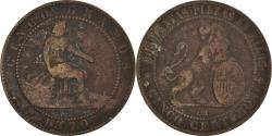 World Coins - Coin, Spain, 5 Centimos, 1870