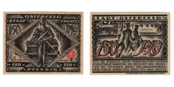 World Coins - Banknote, Germany, Osterfeld Stadt, 150 Pfennig, personnage 1, 1921, 1921-12-15