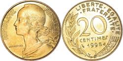 World Coins - Coin, France, Marianne, 20 Centimes, 1995, Paris, , Aluminum-Bronze