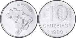 World Coins - Coin, Brazil, 10 Cruzeiros, 1983