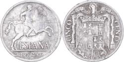 World Coins - Coin, Spain, 5 Centimos, 1940