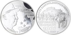 World Coins - Coin, France, Alphonse Juin, 100 Francs, 1994, BE, , Silver, KM:1041