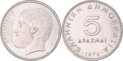 World Coins - Coin, Greece, 5 Drachmai, 1976