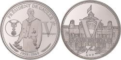 World Coins - France, Medal, Vème République, Président De Gaulle, Politics,