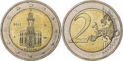 World Coins - Germany, 2 Euro, Hessen, 2015, Munich, Bi-Metallic,