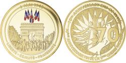 World Coins - France, Medal, 70ème Anniversaire Fin de la 2ème Guerre Mondiale,
