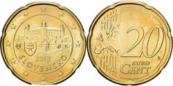 World Coins - Slovakia, 20 Euro Cent, 2012, Kremnica, BU, , Nordic gold, KM:99