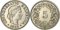 World Coins - Coin, Switzerland, 5 Rappen, 1933, Bern, , Nickel, KM:26b