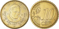 World Coins - VATICAN CITY, 10 Euro Cent, 2011, Rome, BU, , Brass, KM:385