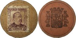 World Coins - Spain, ,, 25 Centimos, 1938, Stamp coin, , Cardboard