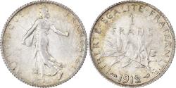 World Coins - Coin, France, Semeuse, Franc, 1912, Paris, , Silver, KM:844.1
