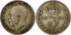 World Coins - Coin, Great Britain, George V, 3 Pence, 1921, , Silver, KM:813a