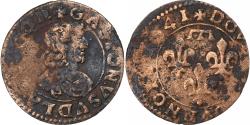 World Coins - Principality of Dombes, Gaston d'Orléans, Double Tournois, 1641, Trévoux