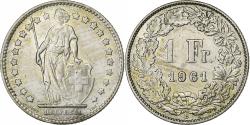 World Coins - Switzerland, Franc, 1961, Bern, Silver, , KM:24