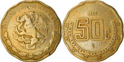World Coins - Coin, Mexico, 50 Centavos, 1993, Mexico City, , Aluminum-Bronze, KM:549