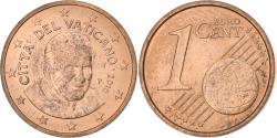 World Coins - VATICAN CITY, Benedict XVI, Euro Cent, 2010, Rome, Copper Plated Steel