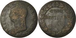 World Coins - Coin, France, Dupré, 5 Centimes, AN 5, Paris, , Bronze, KM:640.1