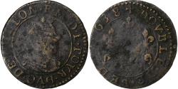 World Coins - Principality of Sedan, Double De Sedan, 1638, Sedan, Copper,