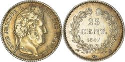 World Coins - Coin, France, LOUIS PHILIPPE I, 25 Centimes, 1847, Paris, , Silver