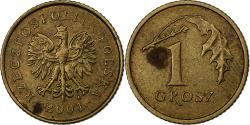 World Coins - Poland, Grosz, 2001, Warsaw, Brass, , KM:276