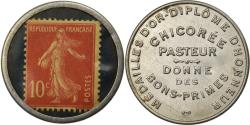 World Coins - Coin, France, Chicorée Pasteur, 10 Centimes, Timbre-Monnaie,