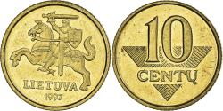 World Coins - Coin, Lithuania, 10 Centu, 1997, , Nickel-brass, KM:106