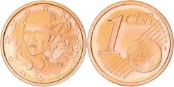 World Coins - France, Euro Cent, 2003, Paris, Proof / BE, , Coppered Steel