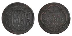 World Coins - Coin, German States, COLOGNE, Maximilian Friedrich, 1/4 St, 1765,