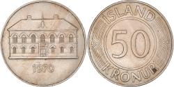 World Coins - Coin, Iceland, 50 Kronur, 1970, , Copper-nickel, KM:19