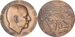 World Coins - France, Medal, Charles Schneider, Maitre de Forges, 1960, Bronze,