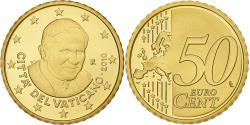 World Coins - VATICAN CITY, Benedict XVI, 50 Euro Cent, 2010, Rome, Brass, , KM:387