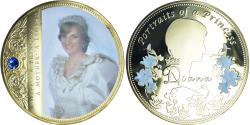 World Coins - United Kingdom, Medal, Portrait of a Princess, Diana, , Copper Gilt