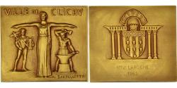 World Coins - France, Medal, Ville de Clichy, Geography, 1962, Bartelletty, , Gilt