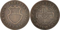World Coins - Coin, SWISS CANTONS, FREIBURG, 2-1/2 Rappen, 1827, , Billon, KM:81