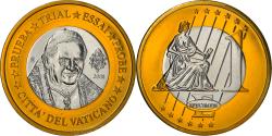 World Coins - Vatican, Medal, 1 E, Essai-Trial Benoit XVI, 2008, , Bi-Metallic