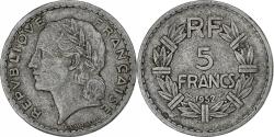 World Coins - France, 5 Francs, Lavrillier, 1952, Paris, Aluminum, , Gadoury:766a