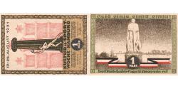 World Coins - Banknote, Germany, Hamburg, 1 Mark, personnage 3, 1921, 1921-08-12, UNC(65-70)