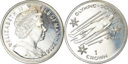 World Coins - Coin, Isle of Man, Crown, 2014, Pobjoy Mint, Sochi - Luge, , Cupro-nickel