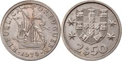 World Coins - Coin, Portugal, 2-1/2 Escudos, 1976, Lisbon, , Copper-nickel, KM:590