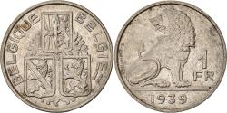 World Coins - Coin, Belgium, Léopold III, Franc, 1939, , Nickel, KM:119