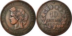 World Coins - Coin, France, Cérès, 10 Centimes, 1875, Bordeaux, , Bronze, KM:815.2