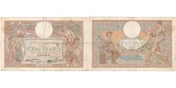 World Coins - France, 100 Francs, Luc Olivier Merson, 1939 EF(40-45) Fayette:25.45