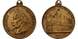 World Coins - France, Medal, Napoléon III, Exposition Universelle, 1867, Brass,