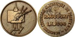 World Coins - France, Medal, Peinture, 1990, Bronze,