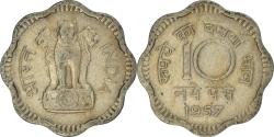 World Coins - Coin, INDIA-REPUBLIC, 10 Naye Paise, 1957