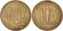 World Coins - Coin, West African States, 10 Francs, 1999